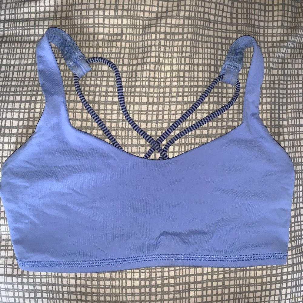 Lululemon Baby Blue Sports Bra Size 2